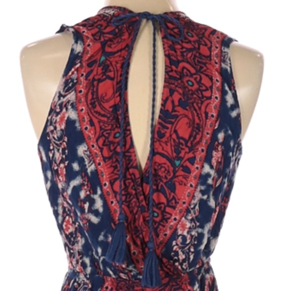 Flying Tomato Cross Over Paisley & Floral Dress - Picture 4 of 15